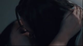 Brunette lesbian sucks stepsis big tits
